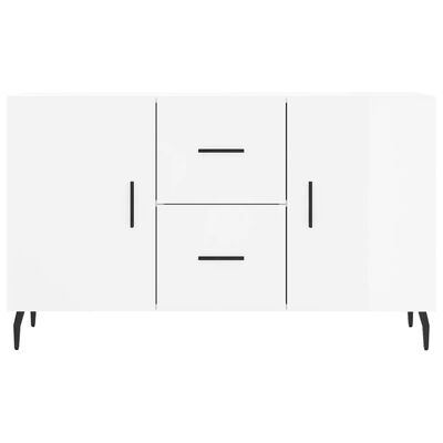 vidaXL Dulap, alb extralucios, 100x36x60 cm, lemn compozit