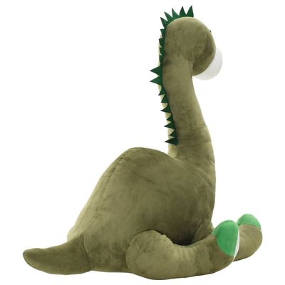 vidaXL Jucărie dinozaur Brontosaurus, verde, pluș