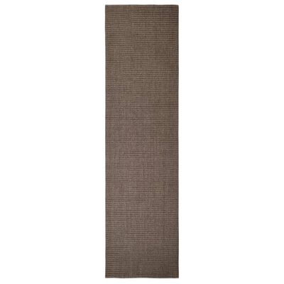 vidaXL Covor din sisal natural, maro, 80x300 cm