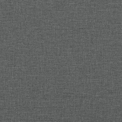 vidaXL Pat box spring cu saltea, gri închis, 80x200 cm, textil