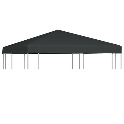 vidaXL Acoperiș de pavilion, 310 g/m², gri, 3 x 3 m