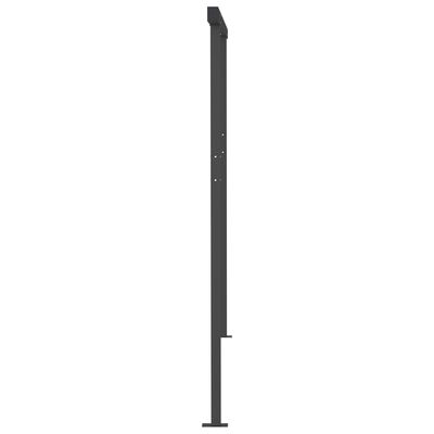 vidaXL Copertină retractabilă manual, cu LED, crem, 4,5x3,5 m