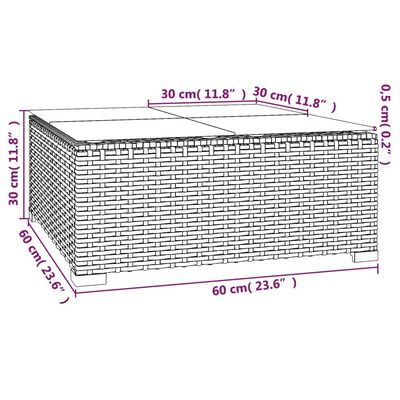 vidaXL Set mobilier de grădină cu perne, 13 piese, gri, poliratan