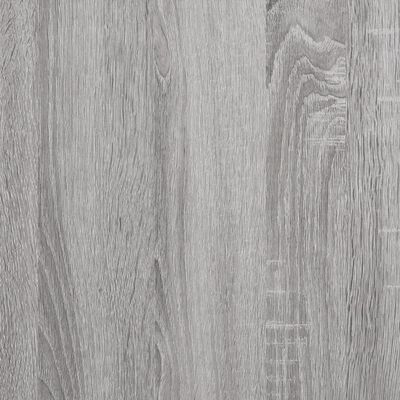 vidaXL Noptiere, 2 buc., gri sonoma, 30x60x60 cm, lemn prelucrat
