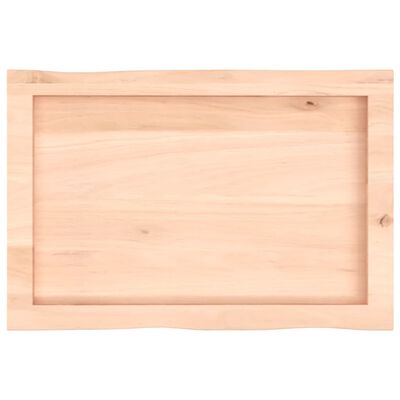 vidaXL Blat masă 60x40x(2-6) cm lemn stejar netratat contur organic