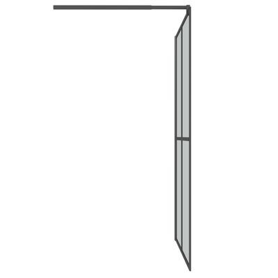 vidaXL Paravan duș walk-in, 140x195 cm, sticlă securizată închis