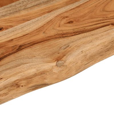 vidaXL Raft perete 180x20x2,5cm dreptunghiular lemn acacia margine vie