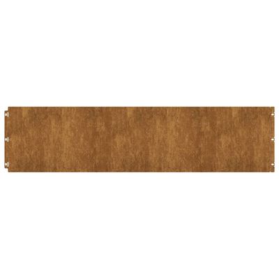 vidaXL Borduri de gazon 10 buc. 25x103 cm oțel Corten flexibil