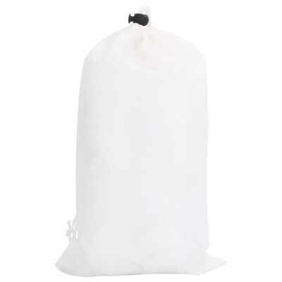 vidaXL Plasă de camuflaj cu geantă de depozitare, alb, 292x213 cm