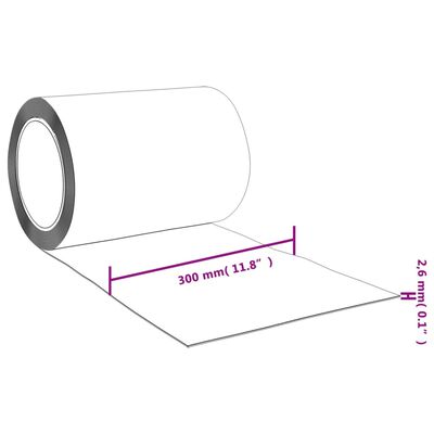 vidaXL Perdea pentru ușă, albastru, 300 mmx2,6 mm 25 m, PVC