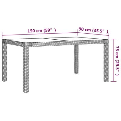 vidaXL Set mobilier de exterior cu perne, 7 piese, alb, poliratan