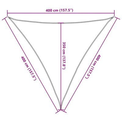 vidaXL Parasolar, gri deschis, 4x4x4 m, 100% poliester Oxford