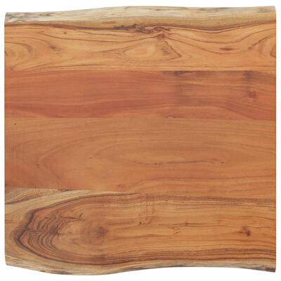 vidaXL Blat masă pătrat, 60x60x2,5 cm lemn masiv acacia contur natural