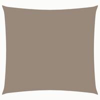 vidaXL Pânză parasolar, gri taupe, 2x2 m, țesătură oxford, pătrat