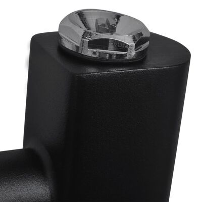 Radiator port-prosop încălzire centrală baie, curbat, negru 480x480 mm