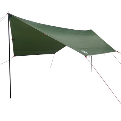 vidaXL Prelată de camping, verde, 430x380x210 cm, impermeabilă