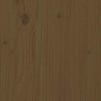 vidaXL Canapea de mijloc, 120x80 cm, maro miere, lemn masiv de pin