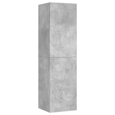 vidaXL Comodă TV, gri beton, 30,5x30x110 cm, lemn prelucrat