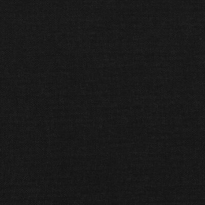 vidaXL Tăblie de pat cu aripioare negru 83x23x78/88 cm material textil