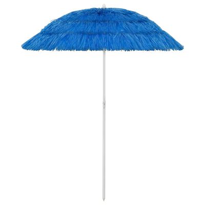 vidaXL Umbrelă de plajă Hawaii, albastru, 180 cm