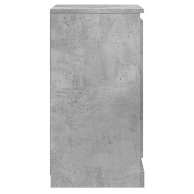 vidaXL Servantă, gri beton, 37,5x35,5x67,5 cm, lemn prelucrat