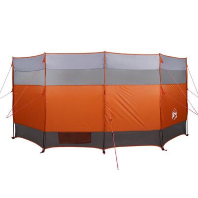 vidaXL Paravan de camping, portocaliu, 366x152x152 cm, impermeabil