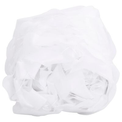 vidaXL Plasă de camuflaj cu geantă de depozitare, alb, 412x144 cm