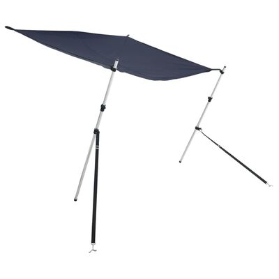 vidaXL Extensie parasolar T-Top, albastru, 170x170x(115-183) cm