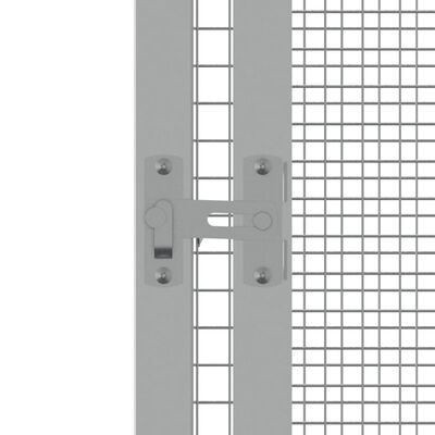 vidaXL Colivie păsări antracit 302,5x324,5x211,5 cm cm oțel galvanizat