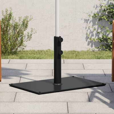 vidaXL Suport umbrelă pentru stâlpi Ø32/38/48 mm, 15 kg, dreptunghi