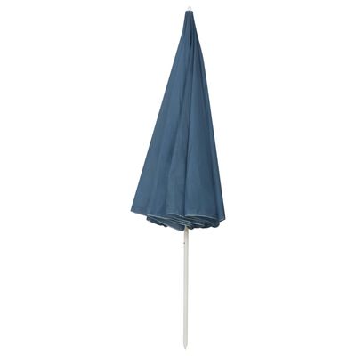 vidaXL Umbrelă de plajă, albastru, 300 cm