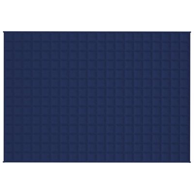 vidaXL Pătură grea, albastru, 140x200 cm, 10 kg, material textil