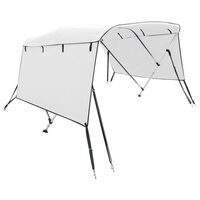 vidaXL Parasolar Bimini 3 arcuri pereți laterali, 183x(137-152)x137 cm