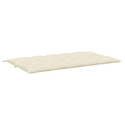 vidaXL Pernă bancă de grădină alb crem, 180x(50+50)x7cm, textil oxford