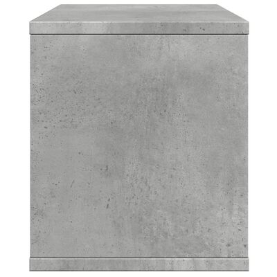 vidaXL Organizator birou, gri beton, 36x26x29,5 cm lemn prelucrat