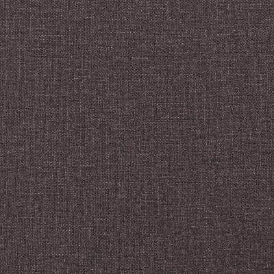 vidaXL Pat box spring cu saltea, maro închis, 90x190 cm, textil