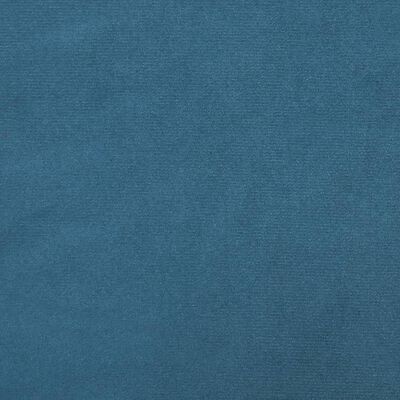 vidaXL Canapea cu 3 locuri, albastru, 180 cm, catifea