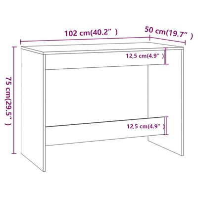 vidaXL Set mobilier de bucătărie, 3 piese, maro, stejar, PAL