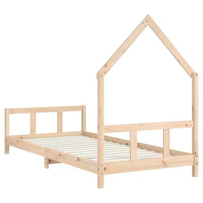 vidaXL Cadru de pat pentru copii, 90x190 cm, lemn masiv de pin