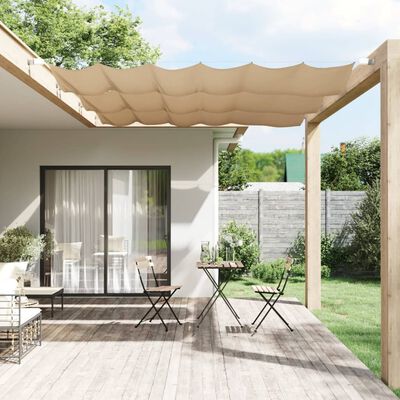 vidaXL Copertină verticală, gri taupe, 100x270 cm, țesătură oxford