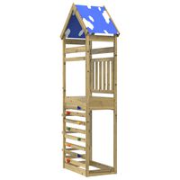 vidaXL Turn joacă cu perete cățărare, 85x52,5x265 cm, lemn pin tratat