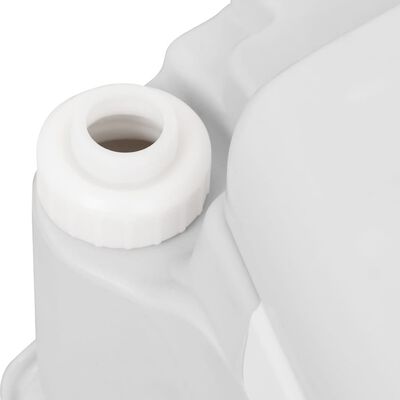 vidaXL Rezervor de apă portabil cu adaptor, gri, 24 L