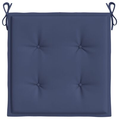 vidaXL Perne pentru paleți 2 buc. bleumarin, 50x50x3 cm, textil Oxford