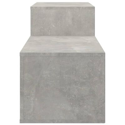 vidaXL Pantofar, gri beton, 150x35x45 cm, lemn prelucrat