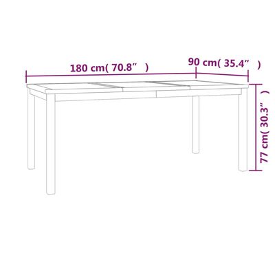 vidaXL Set mobilier pentru grădină, 4 piese, lemn masiv de tec