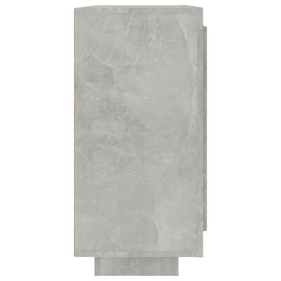 vidaXL Dulap, gri beton, 92x35x75 cm, lemn compozit