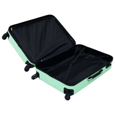 vidaXL Set de valize cu carcasă rigidă, 2 piese, verde mentă, ABS