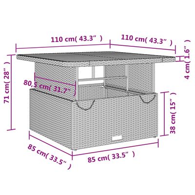 vidaXL Set mobilier de grădină, 2 piese, cu perne, bej, poliratan