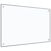 vidaXL Panou antistropi bucătărie transparent 90x60 cm sticlă securiz.