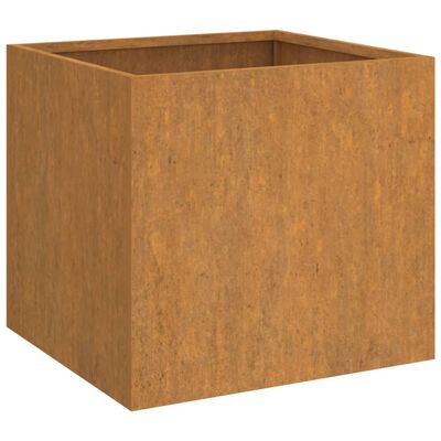 vidaXL Jardiniere, 2 buc., 42x40x39 cm, oțel corten